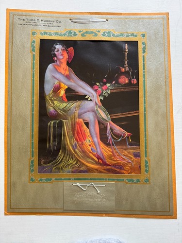 1933 stampa colorata - colorata, pinup