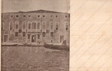 1900 VENEZIA Casa Frollo Canale della Giudecca Palazzo Minelli Cartolina animata