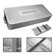 Vassoio sterilizzazione autoclave scatola disinfezione strumento operazione cistoscopia