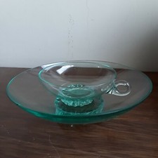 Fruttiera e Coppetta  Da Macedonia Vintage In Vetro Di Murano Anni 60'