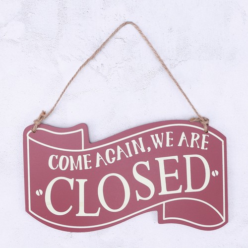 Open closed sign for - open, shop