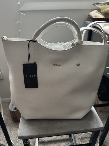 Borsa tracolla furla bianca - tracolla,