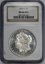 1888-O Morgan argento $1