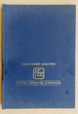 Campionario caratteri Fonderia