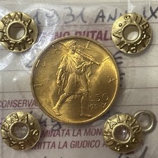 MONETA ORO REGNO D'ITALIA 50