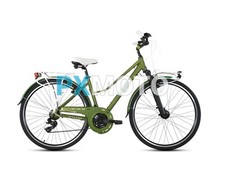 BICI BICICLETTA TREKKING MYLAND COLLE 28.1 VERDE ALLUMINIO DONNA UOMO