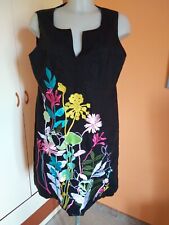 Abito Donna Sweet Miss, lino e cotone, ricamato Taglia xxl