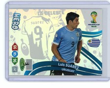 Luis Suarez HERO Panini FIFA World Cup Brazil 2014 Adrenalyn xl UPDATE
