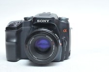 Sony Alpha A100 10,2 megapixel fotocamera reflex digitale con obiettivo Minolta AF 50 mm F1,7
