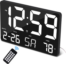 Orologio digitale da parete da