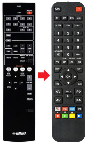 Telecomando adatto per yamaha - per,