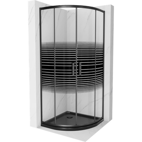 Box doccia semicircolare mexen - doccia,