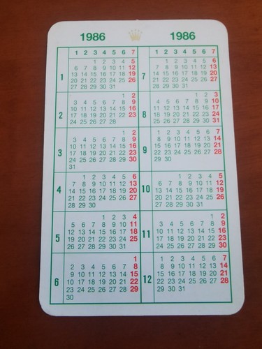 Rolex 1986 calendario - rolex,