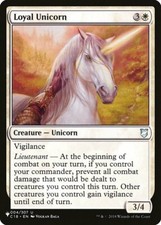 MTG LOYAL UNICORN EXC - UNICORNO FEDELE - TLI - MAGIC
