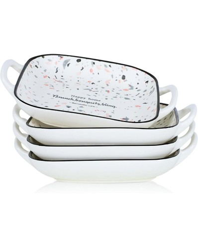 Set piatti ceramica happy - set,
