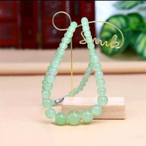 Collana autentica giada verde