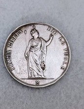 Moneta Argento  5 Lire 1848