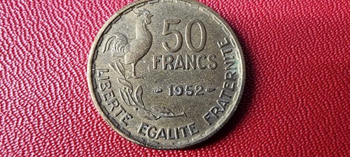 Francs 1952 france type - 1952,