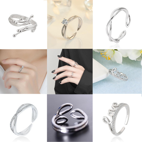 Anello dito moda regolabile - anello,