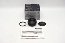Panasonic Lumix G 20 mm f/1.7 II ASPH. Obiettivo standard - Nero