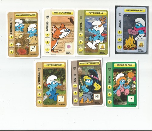 Carte puffi conad - 7, n