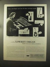 Pubblicità organo Lowrey 1959