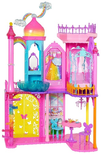 Barbie castello arcobaleno - barbie,
