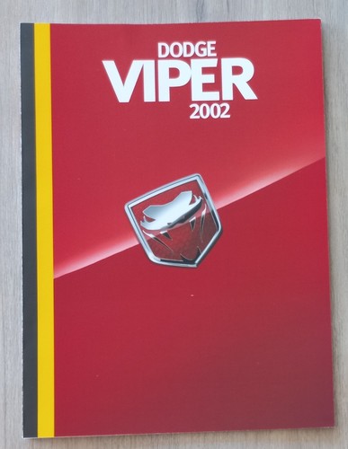 Catalogue 2002 dodge viper - 2002,