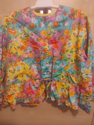 Giacca floreale multicolore