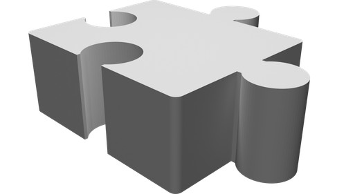 Scatola puzzle stampata - stampata, 3d