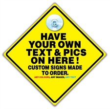 Insegna Auto Personalizzata Su