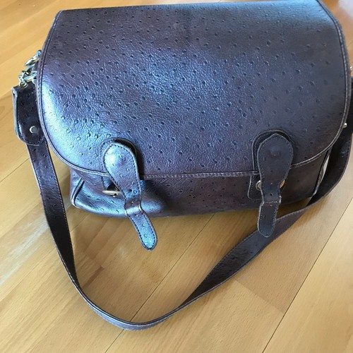 Borsa vintage marrone scuro - vintage, a