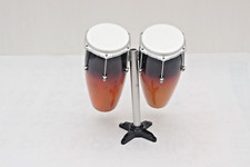 Set replica miniatura batteria Conga Tumbadora percussioni musicale miniatura naturale