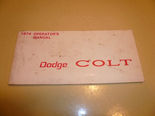 Manuale operatore dodge colt - operatore,