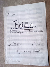 VECCHIO SPARTITO FASCISTA