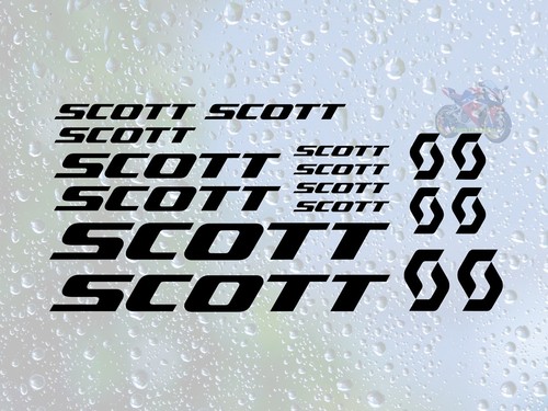 Set adesivi 17pz scott - set,