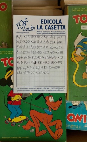 Centinaia numeri di - numeri,