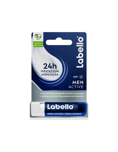 Labello burrocacao men active - labello,
