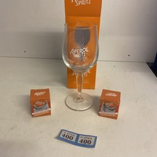 Aperol Spritz Cocktail Glass And Bottle Stoppers