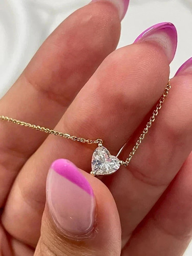 Collana con ciondolo placcato