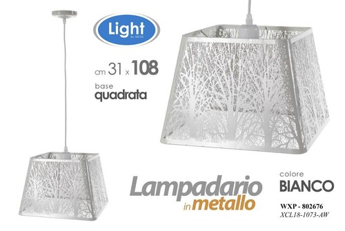 Lampadario metallo salotto - lampadario,