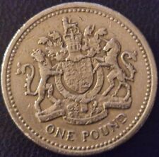 G.B. REGNO UNITO Moneta rara One Pound 1983 REGINA ELIZABETH II DECUS ET TUTAMEN