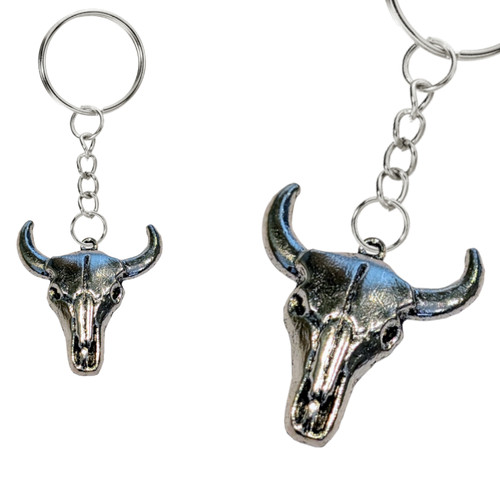 Bull head keyring cattle - bull,