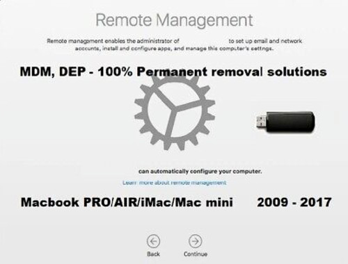 Mdm removal dep - , enrollment