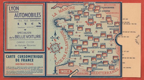 Carte cursometrique france - cursometrique,