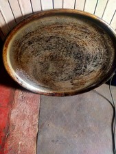 ANTICA TEGLIA IN RAME PER LA FARINATA - DIAMETRO 60 CM 