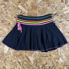 Gonna tennis nera vintage Y2K Luella per target a righe in vita taglia M