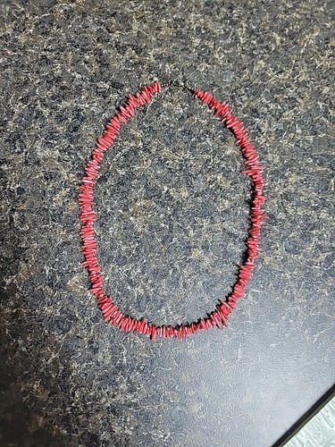 Collana corallo vintage rosso - corallo,