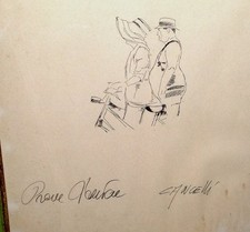 CANCELLI DOMENICO China su carta Vintage