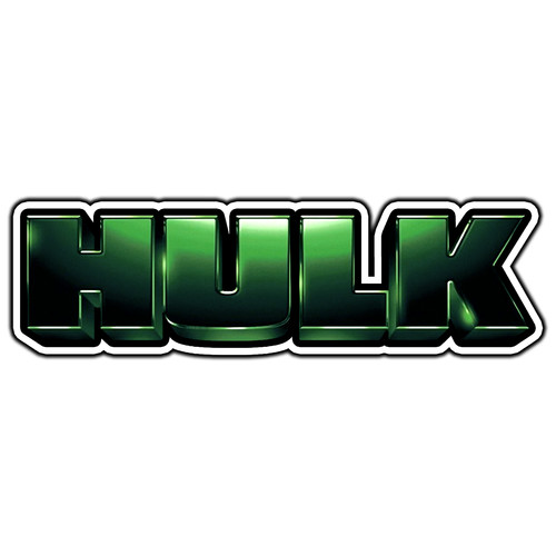Adesivo hulk titolo logo 1 - titolo, #1